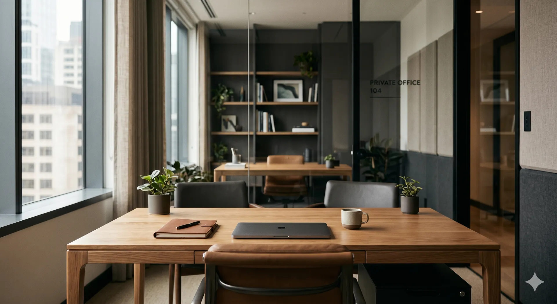 Interior kantor modern Adya Space di Jakarta